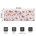 thumbnail image 5 of White Butterfly Flower Pattern Door Rugs,Washable Non Slip Door Mats Indoor,Decorative Door Mats,Entry Mat Indoor for Entrance,Bedroom,Kitchen,Bathroom,16"x47", 5 of 6
