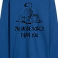thumbnail image 3 of Garfield - More Bored Than You - Men's Long Sleeve T-Shirt, 3 of 5