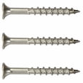 thumbnail image 4 of #10 x 3" Deck Screws 316 Marine Grade Stainless Steel, Square Drive, Type 17 Wood Cutting Point, Quantity 100, Size Number 10 x 3" Long by Fastenere, 4 of 4