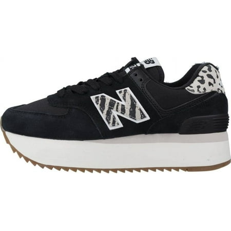 Women's New Balance Lifestyle Black Beige (WL574ZDA) - 10