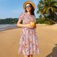 thumbnail image 4 of Balery Beautiful Fox Vestidos sueltos de manga corta para mujer, vestidos de verano 2025, vestidos casuales de corte A con vuelo., 4 of 6