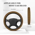 thumbnail image 3 of Hirioo Snake Skin for Elastic Stretch Steering Wheel Cover Universal 15 Inch Automotive Steering Wheel Cover Fit Auto, Suvs, Truck, 3 of 6