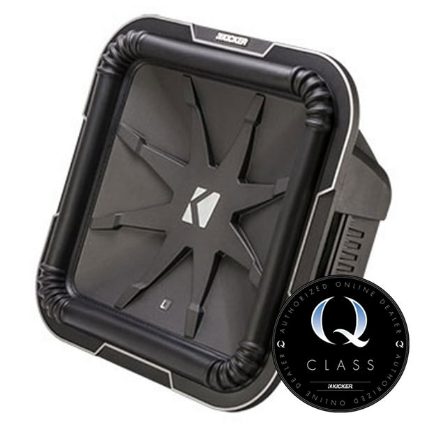 Kicker L715 QClass 15Inch (38cm) Square Subwoofer, Dual Voice Coil 2