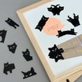 thumbnail image 6 of Wrapables Magnetic Black Cat Bookmarks, Page Marker, Foldable Cat Page Clips (Set of 24), 6 of 6