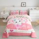 thumbnail image 1 of Juego de cama Ballet Rabbit Cute Rabbit Comforter Ballet Dancer Comforter Set, 1 of 7