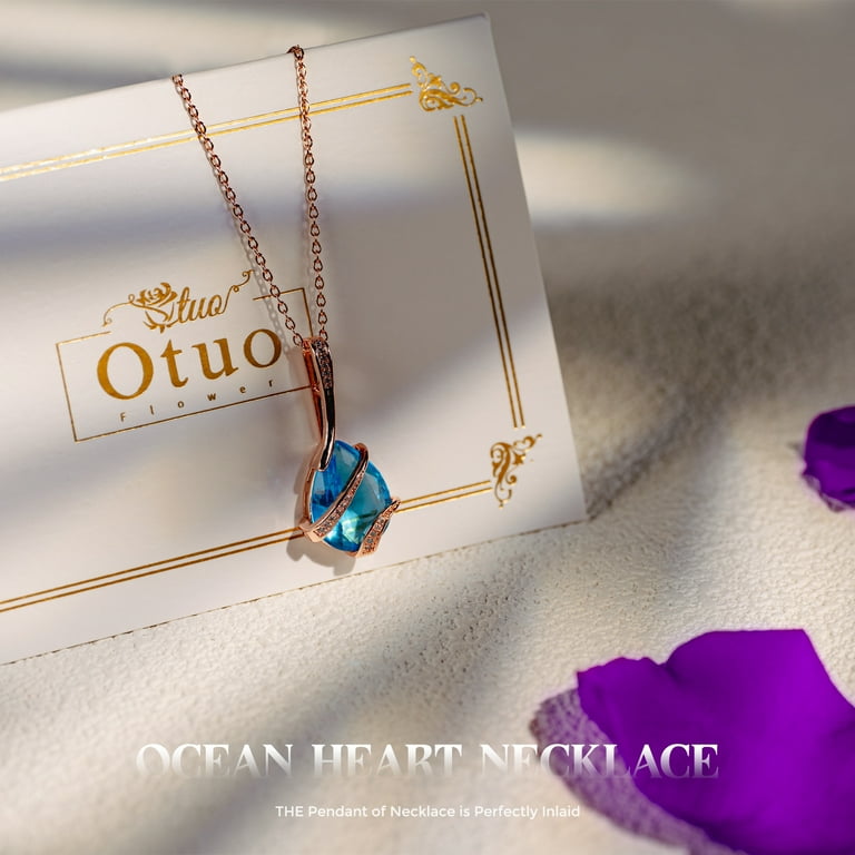 Otuo Preserved Roses Gift Jewerlry Box, Real Eternal Rose Flower