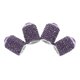thumbnail image 4 of 4pcs Rhinestone Aluminum Alloy Tire Valve Caps Bling Air Caps with Seal Ring Durable Leakproof Design for Car Tire Stem Covers Protects Valve Core, 4 of 5