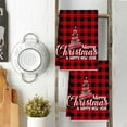 thumbnail image 4 of Horivan Christmas Kitchen Towels Absorbent Microfiber Dish Towels with Holiday Theme Durable for Drying Dishes Cleaning Countertops Christmas Decorative Wash Towels for Holiday Home Decor, 4 of 6
