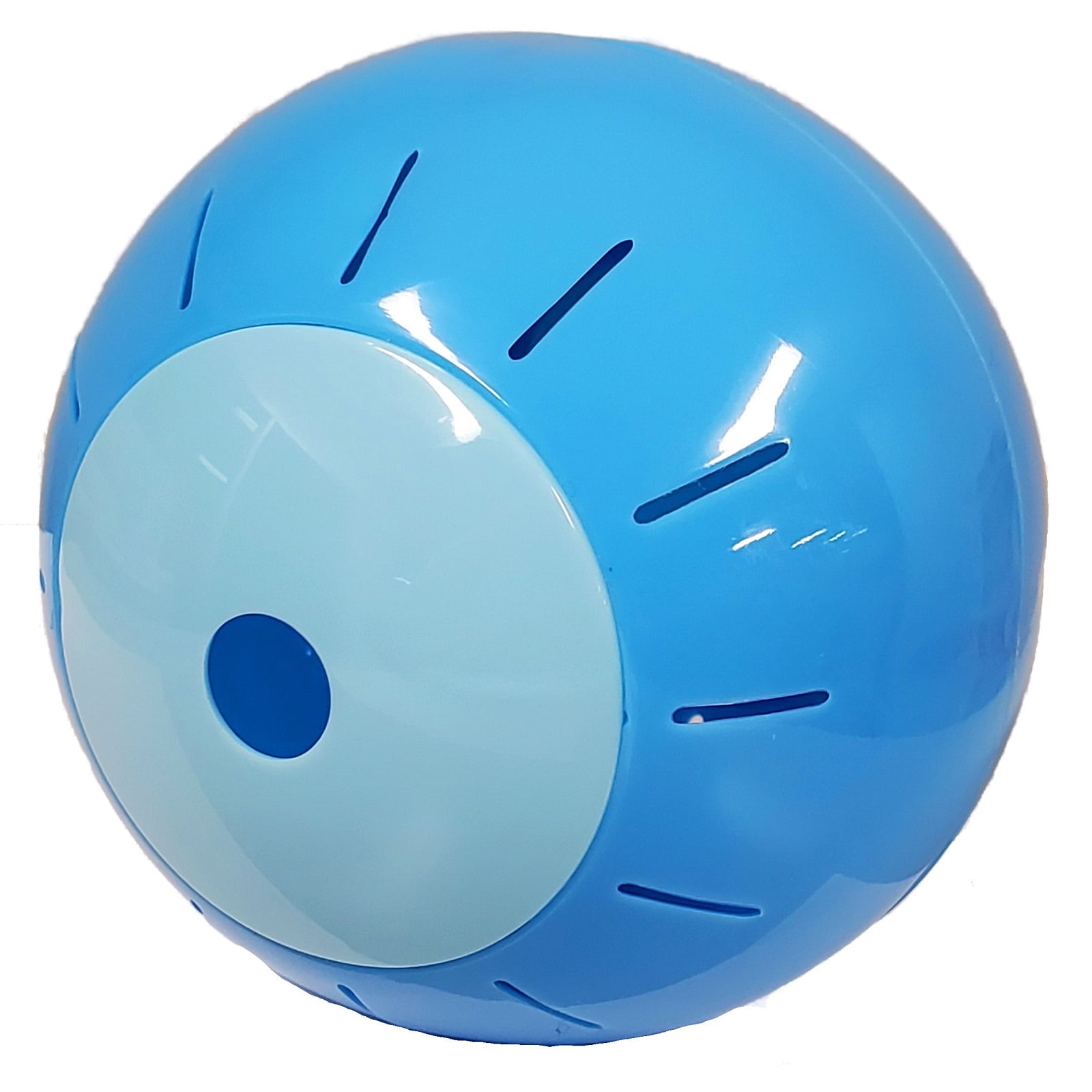 Blue Pet Food Treat Dispenser Feeder Ball Toy for Cats and Dogs New