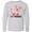 AC-Heather Grey, variant on Inktastic I Love Piggies- Cute Pig Long Sleeve Youth T-Shirt