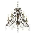 thumbnail image 4 of Savoy House St. Laurence 5 Light Chandelier in New Tortoise Shell with Silver, 4 of 7