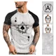 thumbnail image 2 of Camiseta Con Estampado De As De Picas De Moda Para Hombre, 2 of 4