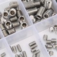 thumbnail image 2 of Sonew Hex Grub Screws,Headless Screws,200Pcs Hex Grub Screws Socket Headless Assortment Stainless Steel Machine Set Tools, 2 of 8