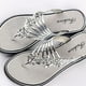 thumbnail image 2 of Chanclas para caminar, 1 par de sandalias planas para mujer, chanclas planas, artesanía superior, 2 of 5