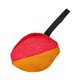 thumbnail image 3 of Pelota de juguete para perros con asa, resistente a mordeduras, resistente, interactiva, para entrenamiento. rojo naranja, 3 of 9
