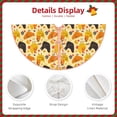 thumbnail image 3 of Sikiie Funny Chicken Nativity Christmas Tree Skirt, Jesus Christian Winter Holiday Tree Mat Decoration(30-48IN)48", 3 of 6