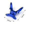 thumbnail image 4 of Bewildely Soporte amortiguador estable de aleación de aluminio para 1/16 LOSI mini-b mini-t RC pieza de coche RC accesorios de coche piezas de Kits de construcción modelo Azul oscuro, 4 of 5