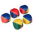 thumbnail image 1 of Juego de 5 pelotas de malabarismo, profesionales, aficionados, softball, niños, adultos, Ø 6,5 cm, multicolor Rojo Verde, 1 of 5
