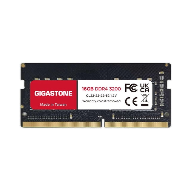 Ordenador portátil DDR4 RAM Gigastone, 16 GB, 3200 MHz, SODIMM, 260 pines