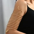 thumbnail image 4 of Snake Arm Upper Arm Cuff Bracelets for Women Evening Party Body Jewelry Clothing Accessories Valentines Present, 4 of 9