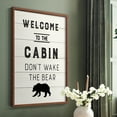thumbnail image 5 of Welcome to the Cabin Framed Print in Brown Solid Wood 22 x 28 Framed Print, 5 of 6