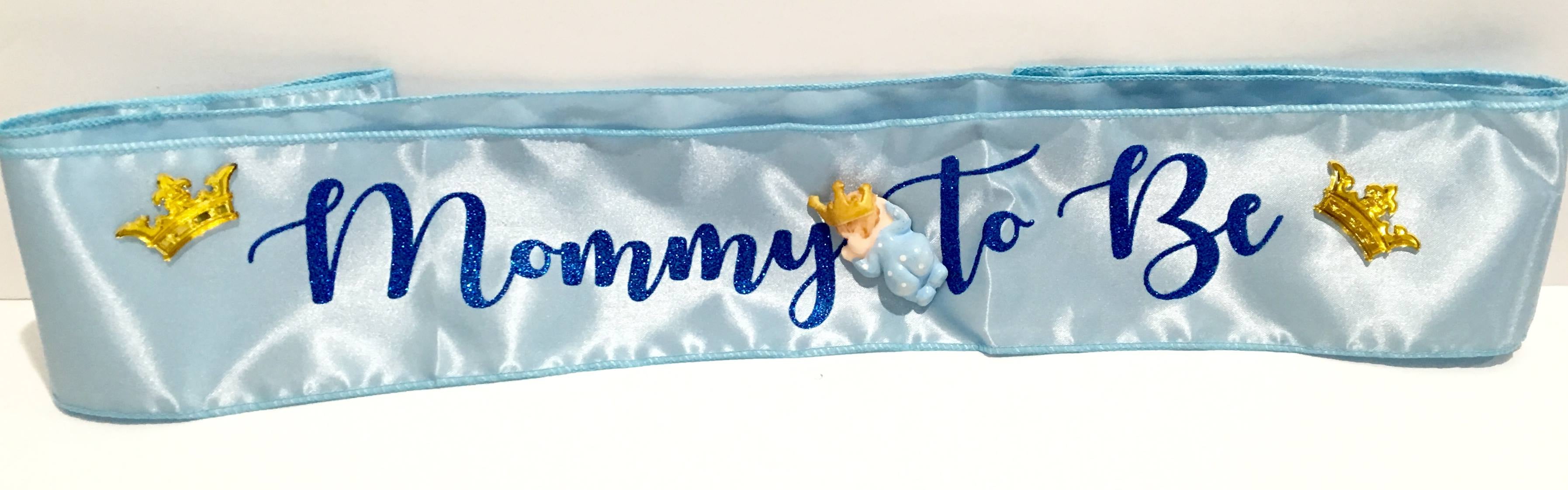 baby shower sash boy