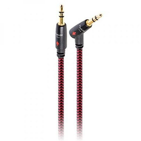 The Quest Group Pipeline Et - 4 Audio Cable 3.5mm 4ft Red / black