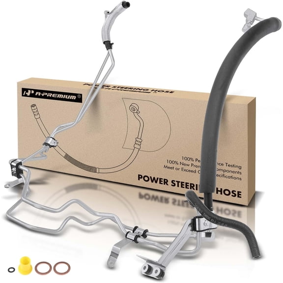 A-Premium Power Steering Hose Pressure & Return Hose Line Assembly Compatible with Infiniti QX70 2014-2017 FX35 2009-2012 FX37 2013 3.5L 3.7L