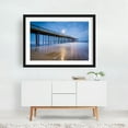 thumbnail image 2 of The Atlantic & Fishing Pier - Ocean City Maryland Photography Ocean Coastal Beach Landscape Scenic Black Framed Wall Art Print 8 x 10 inches, 2 of 4