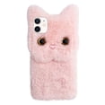 thumbnail image 1 of Plush Cat Phone Cover Lovely Phone Protective Case Compatible for iPhone 12 mini, 1 of 5
