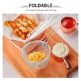 thumbnail image 4 of SHISUYAN 1 Pce Passoire en Acier Inoxydable Panier de Friture Pliant pour Aliments, 4 of 7