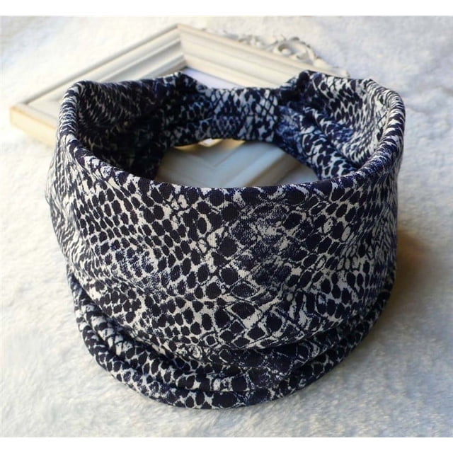 Diadema deportiva elástica con estampado de estilo bohemio europeo y americano, diadema de ala ancha para mujer, turbante de algodón