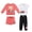 Red/ Black/ White, variant on Disney Clothes Baby Boys 4-Piece Set – Disney Pixar Toy Story Outfit Set with Pullover, Tee, Shorts & Pants (Green/Black/White) – 18M
