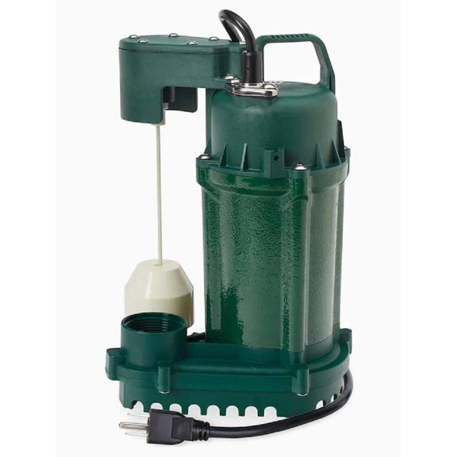Bomba de Sump Zoeller 1/2 HP 60 GPM Hierro Fundido