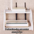 thumbnail image 4 of braveheart Storage Holder Wall Mount Home Supplies Fine Workmanship Compact Size Smooth Surface Wall-mounted Remote Shelf Rack, 4 of 6