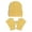 Yellow, variant on lnmuld Solid 2 Piece Kids Basic Cuffed Knit Beanie Hat and Knitted Gloves Winter Warm Accessory Set for Boys Girls Hot Pink,2-8 Years