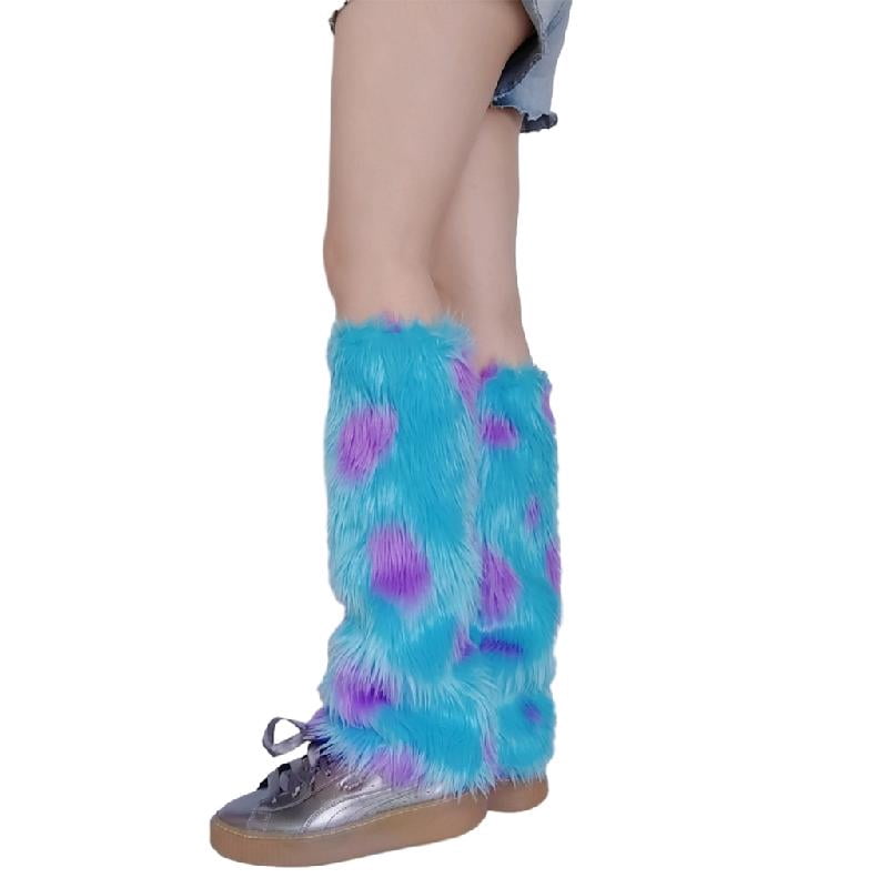 Leg Avenue Kunstfell-Beinstulpen, Damen – Neongrün, Einheitsgröße Für Partys & Kostüme
