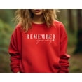 thumbnail image 4 of Remember Your Why Sweatshirt, Christian Sweatshirt Motivation Shirt, Inspirational Sweatshirt, Love Yourself, Happiness Sweatshirt, 4 of 5