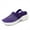 Purple, variant on Mules Clogs for Women Summer Wedge Platform Mesh Sandals Lightweight Beach Shoes Outdoor Slippers Walking Shoes