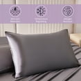 thumbnail image 3 of 22 Momme Silk Pillowcase - Gunmetal, 3 of 10