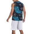 thumbnail image 5 of Rocae Bohemian Turtle for Men's Basketball Jersey Lightweight and Breathable Athletic Tank Top,Quick-Drying Sports Jersey Small, 5 of 9