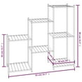 thumbnail image 2 of vidaXL Flower Stand 32.7"x9.8"x31.5" Black Iron, 2 of 5