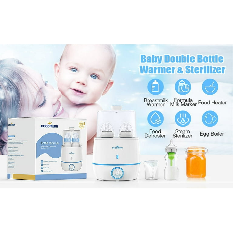 Double Baby Bottle Warmer Fits 2 Bottles - SANNCE Store –