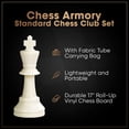thumbnail image 2 of Juego de ajedrez Chess Armory Tournament con bolsa de transporte de 17 pulgadas, 2 of 7