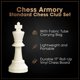 thumbnail image 2 of Juego de ajedrez Chess Armory Tournament con bolsa de transporte de 17 pulgadas, 2 of 7