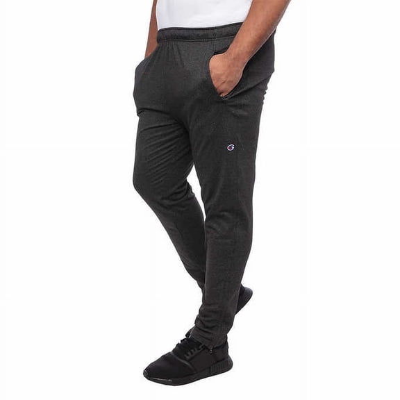 Champion Men’s Athletic Performance Mid-Weight Cross Training Jogger Pant (Granite Heather, Large, L)