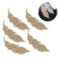 thumbnail image 1 of Rhinestones Patches, 5Pcs Leaves Pattern Rhinestones Applique Iron On Patches For DIY Clothes Backpacks Jeans T-Shirt, 1 of 8