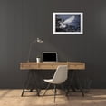 thumbnail image 3 of Goebel, Wilhelm 32x23 White Modern Wood Framed Museum Art Print Titled - Winter Shore - Snowy Owl, 3 of 4
