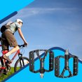 thumbnail image 2 of Soidarity ZTTO JT03 1 par de pedales planos de bicicleta de aleación 32 picos pedales antideslizantes al aire libre reemplazo de piezas de ciclo Ciclismo Negro Soidarity OD002847-01B, 2 of 6