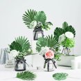 thumbnail image 2 of Hojas de Palma Artificiales para Decoración de Fiestas Tropicales, Set Tropical Artificial Dorado Y Verde Monstera Suministros, Planta de Fiesta Manteles Individuales, 2 of 4